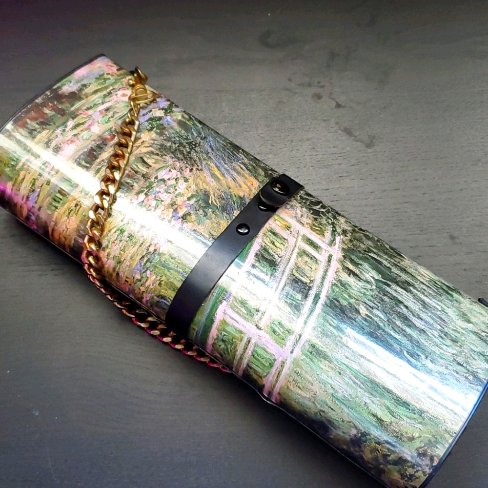 Breeke oil painting clutch